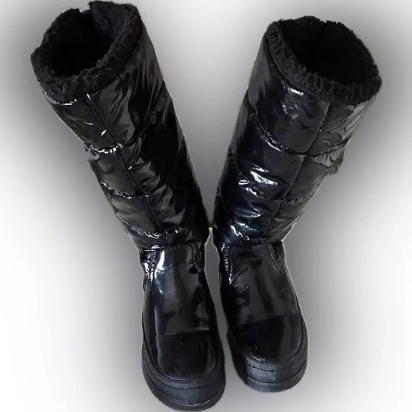 Madden Girl Black Winter & Rain Boots - Picture 2 of 6